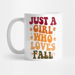 Just A Girl Who Loves Fall Mug